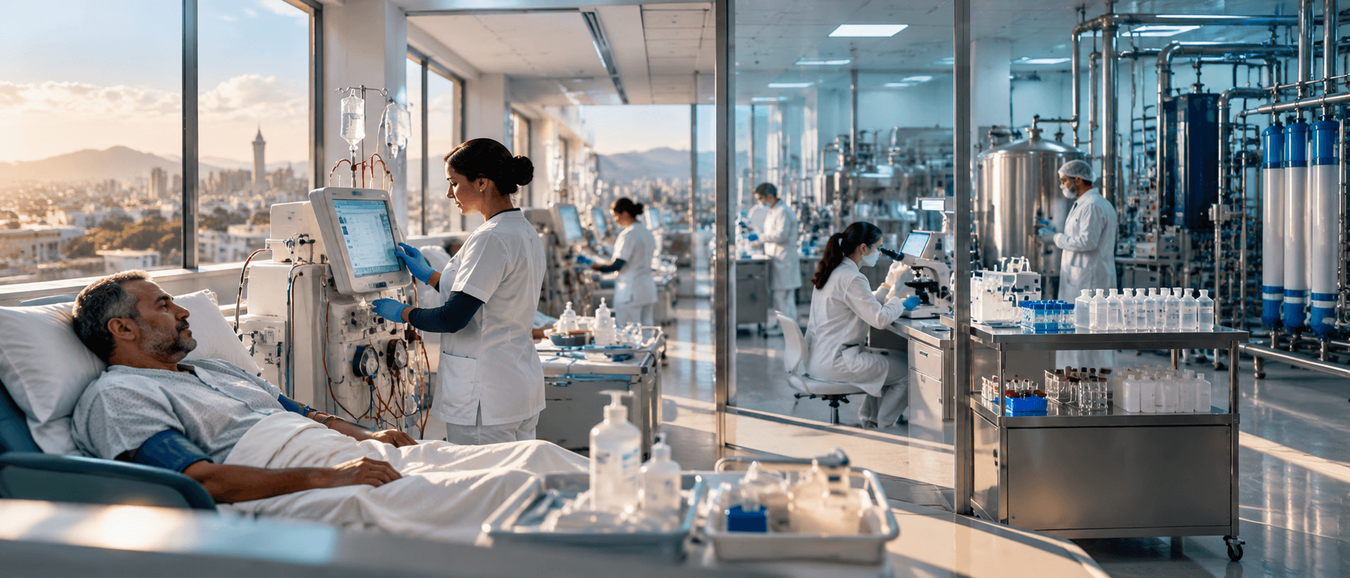 Hemolab Maroc : comment dialyse, médicaments, diagnostic et eau forment une plateforme sanitaire intégrée